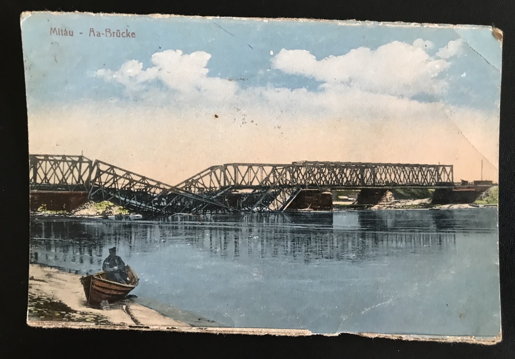 Jelgava. Bridge over Lielupe river.