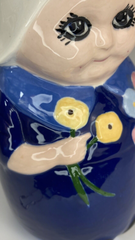 porcelāna krūka Annele ar ziediem