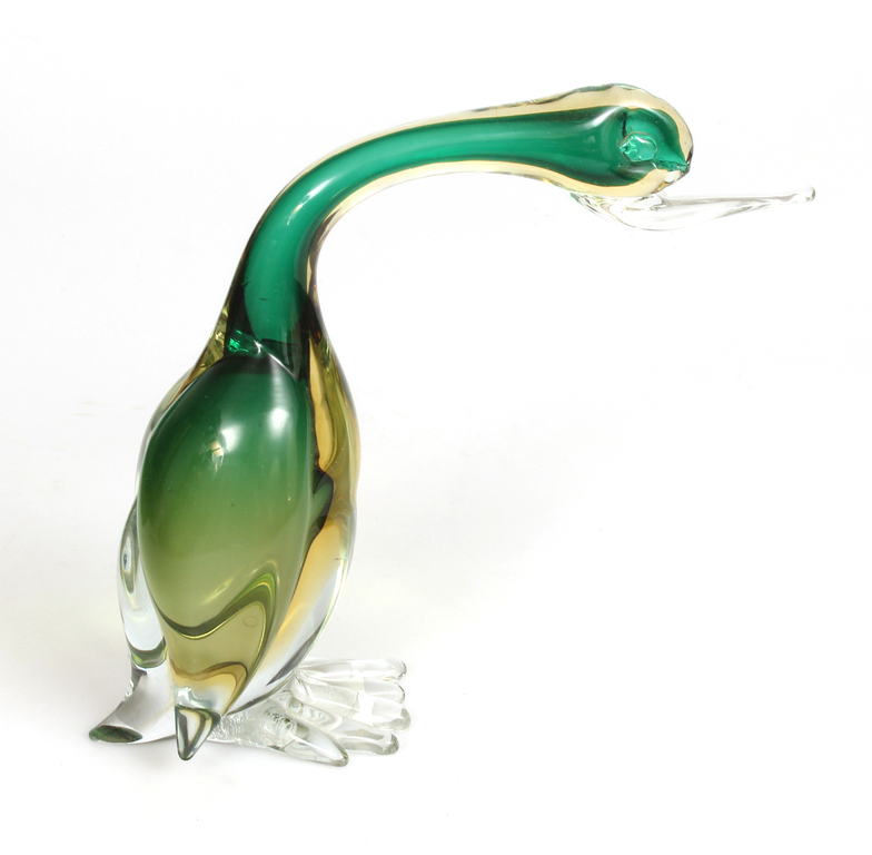 Murano glass duck