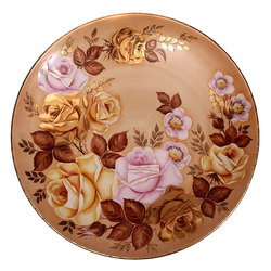 Декоративная тарелка Розы