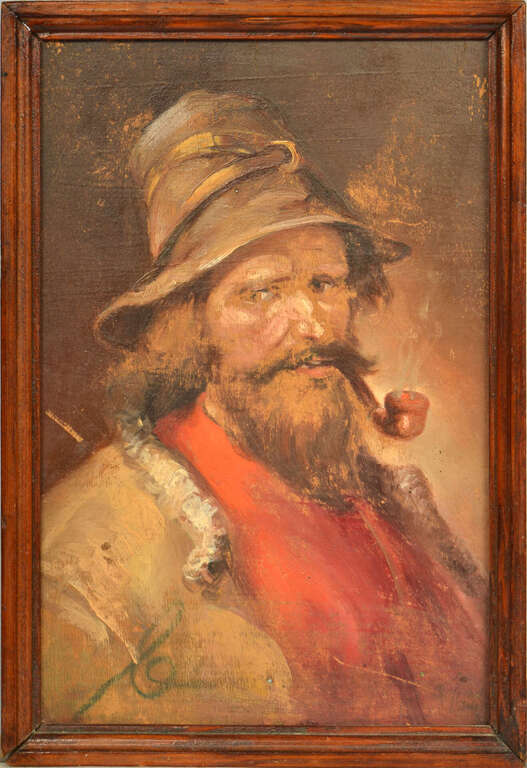 A man with a pipe