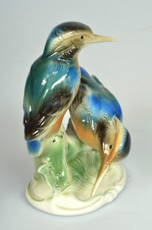 Porcelain figurine Birds