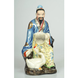 Porcelain figure Wang Xizhi