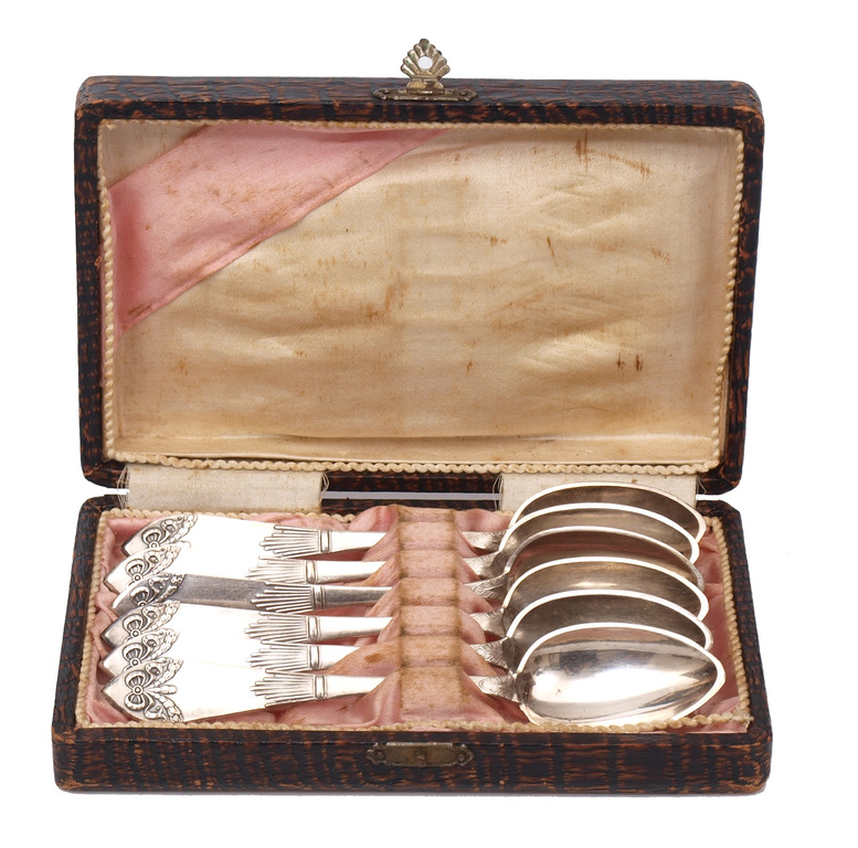 Silver spoon set (6 pcs.)