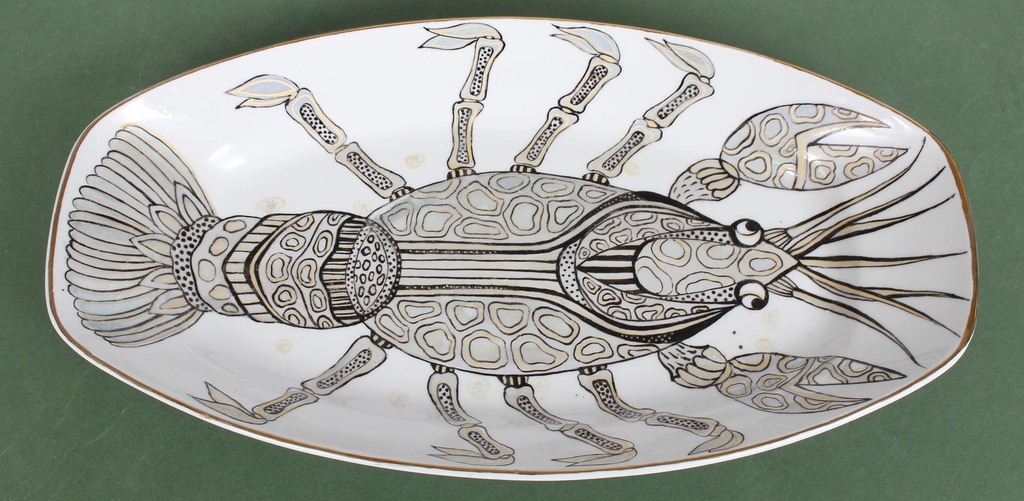 Porcelain fish utensil 