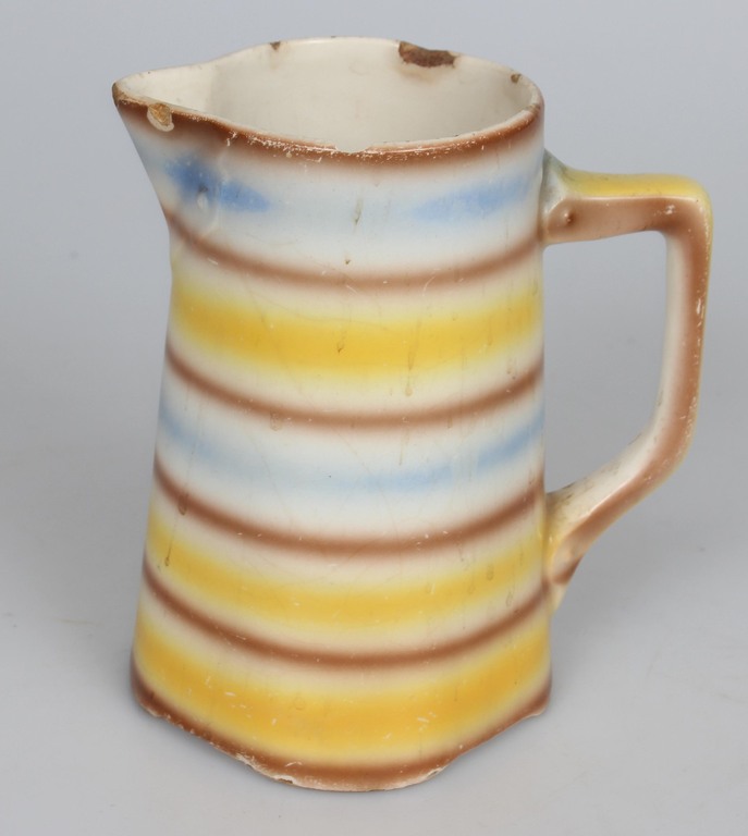 Faience jug in art deco style