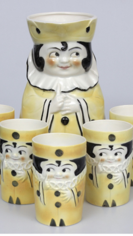 porcelain pitcher Annele with children Goebel