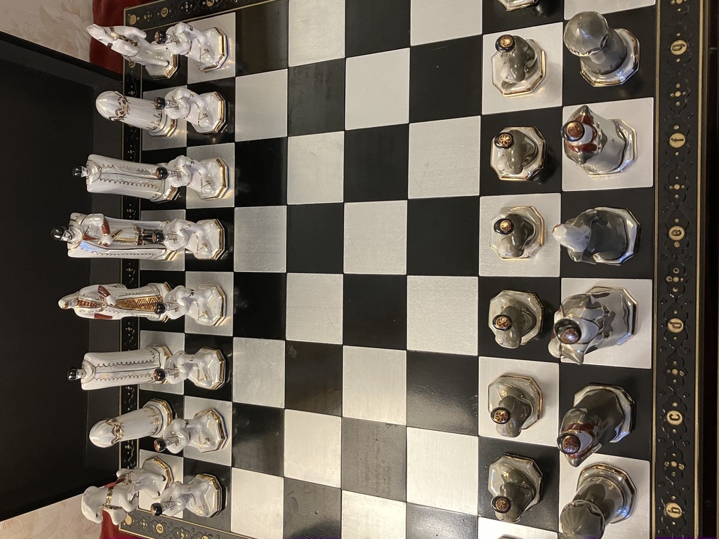 porcelain chess set