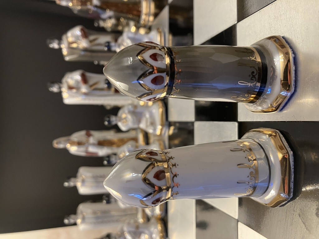 фарфоровый шахматный набор