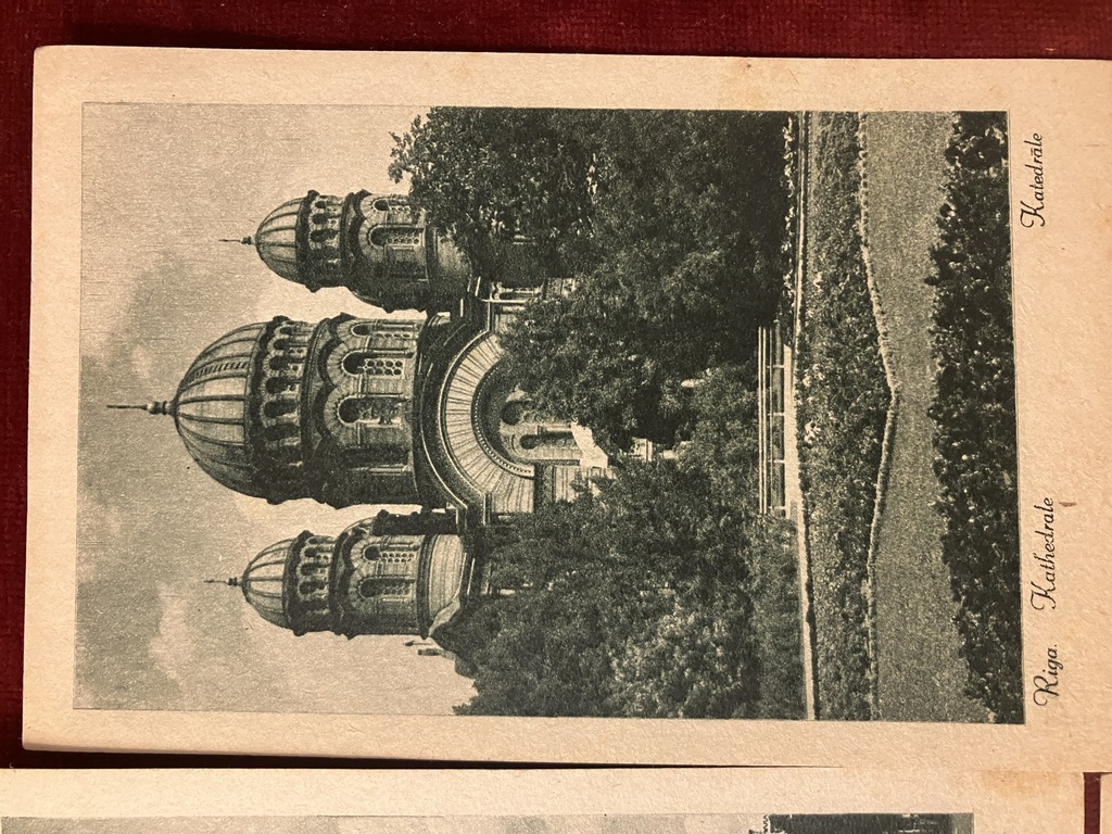 старые открытки Рига 1943 г. время немецкой оккупации 12 шт.