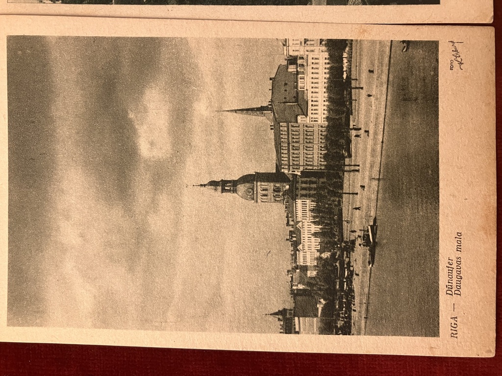 old postcards Riga 1943 time of German occupation 12 pcs