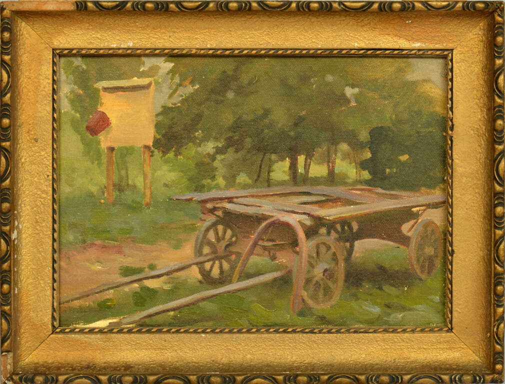 Landscape with cart