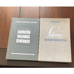 Latviešu interpunkcija, Izd.Zinātne, 1969; Latviešu valodas sintakse, izd. 