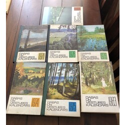 Nature and history calendar 1971, 1974, 1975, 1976, 1978, 1983, 1991