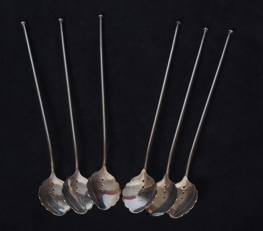 Cocktail spoons-straws (6 pcs.)