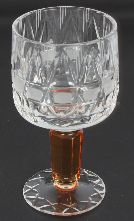 Crystal cognac glasses 6 pcs.