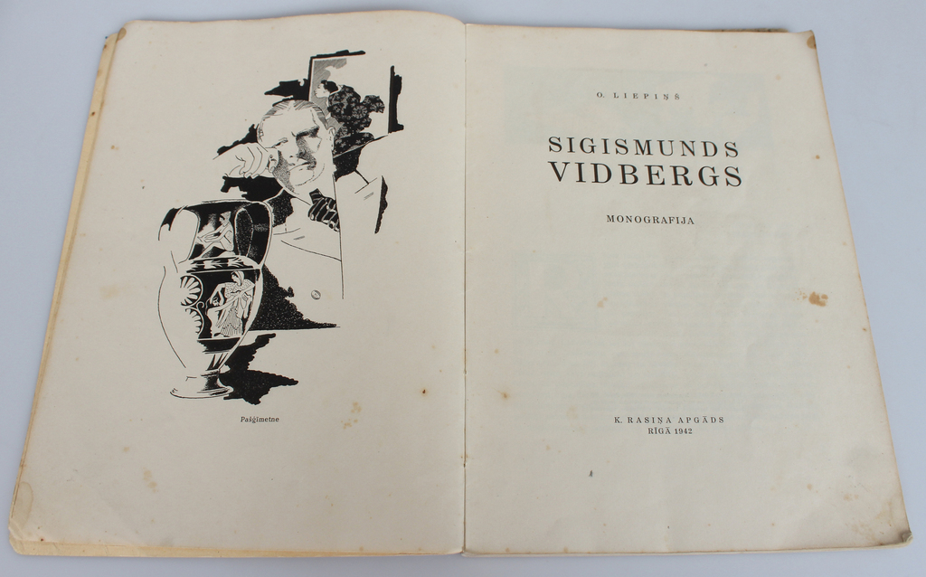 Grāmata ''S.Vidbergs'', 1942.