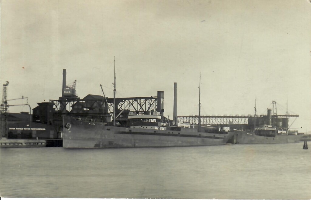 Riga port, 1930s.