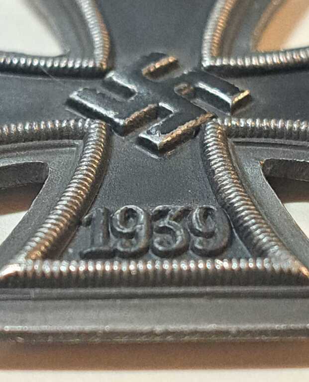 badge, Iron Cross, 2nd degree, Germany, 1939, 48 x 44 mm