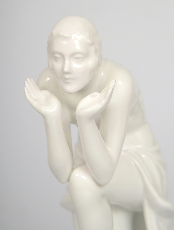 Art-deco porcelain figurine
