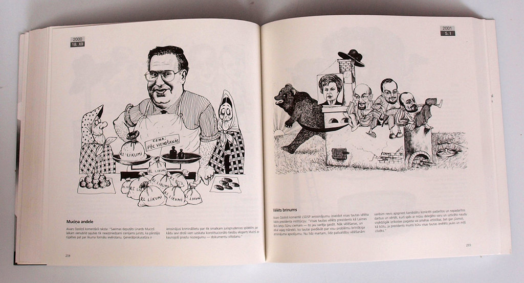 Political caricature book 