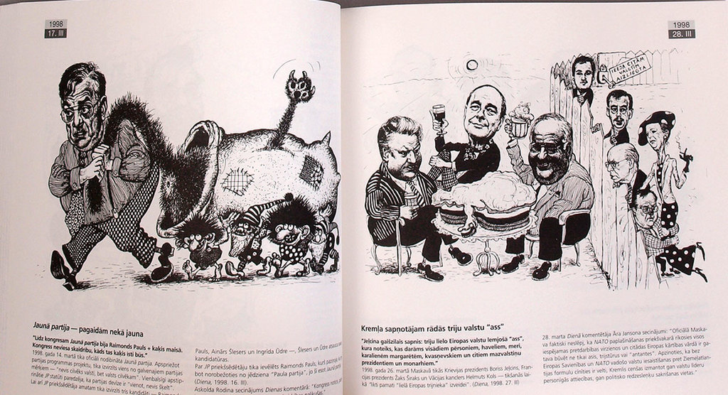 Political caricature book 
