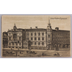 Postcard ''Libau. Madchen-Gymnasium''