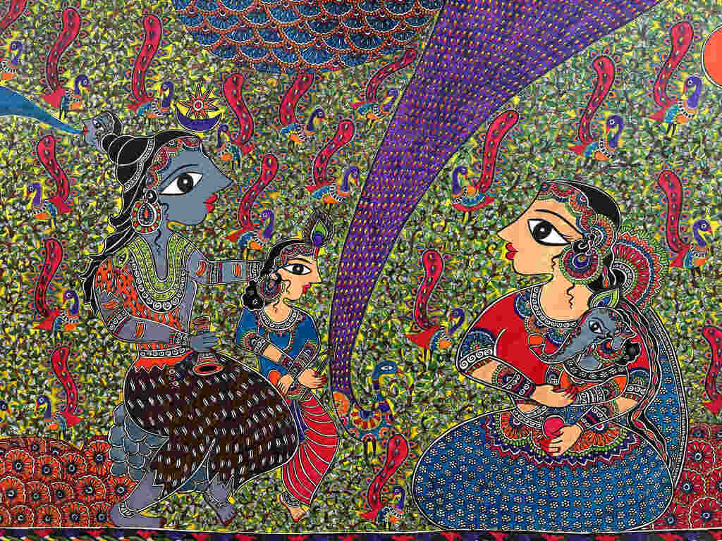 Shiva Family by Bharti Dayal