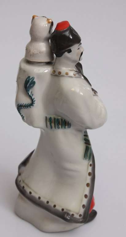 Porcelain decanter with cork