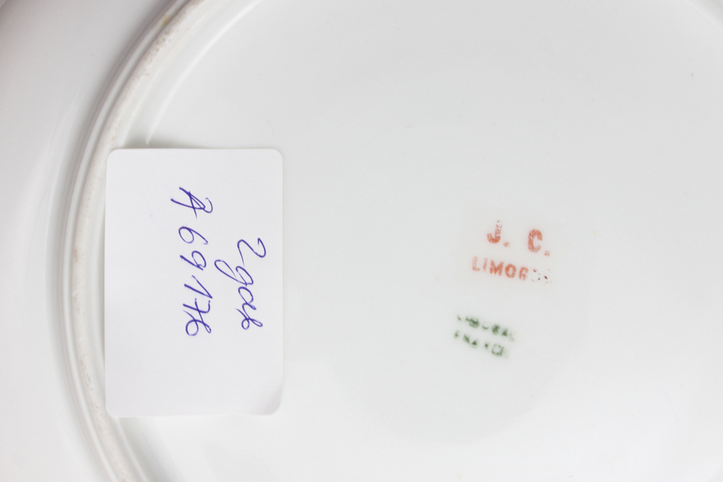 Porcelain plates (2 pieces)