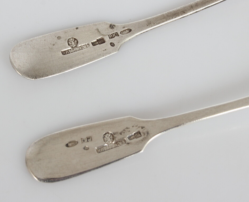 Silver spoons 2 pcs. 