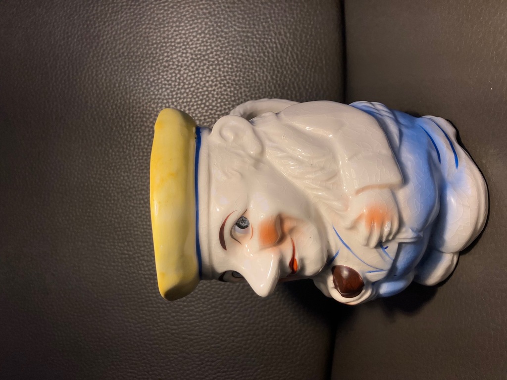 porcelain teapot sailor with pipe