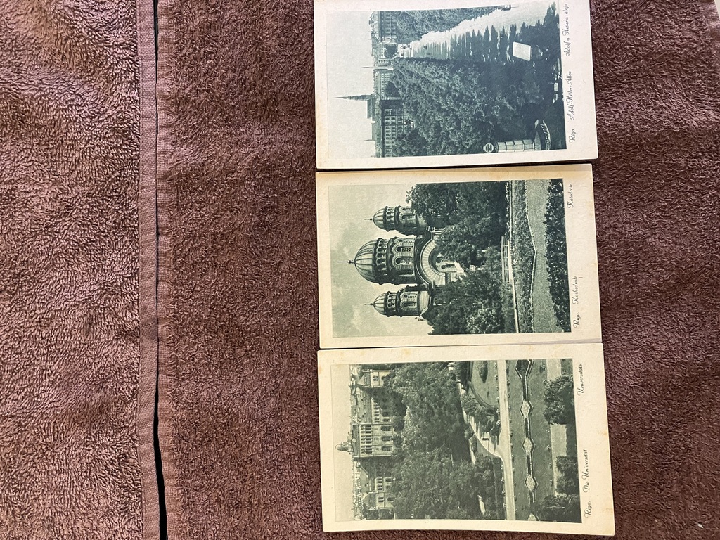 lot of postcards 12 pieces Riga views 1943 German time