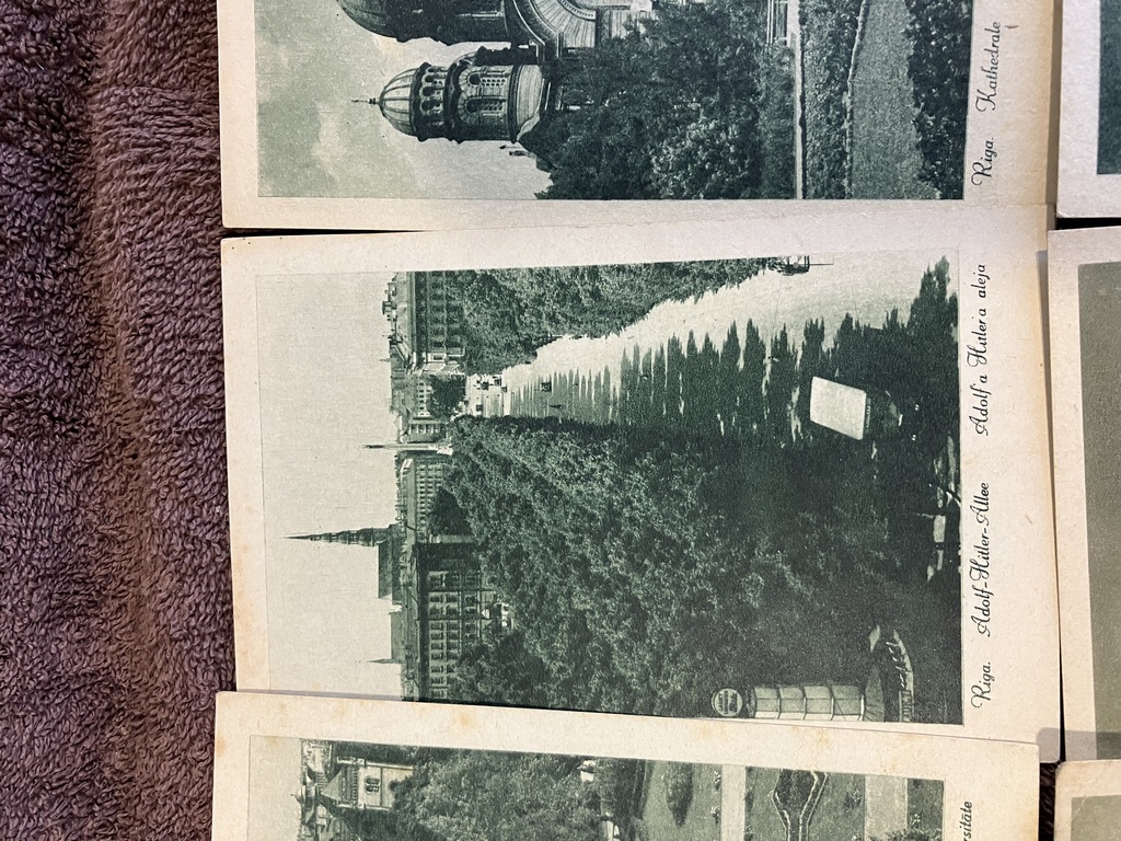 lot of postcards 12 pieces Riga views 1943 German time