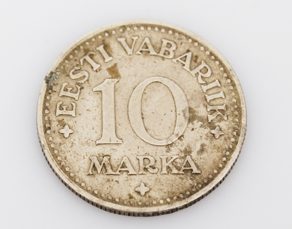 10 mark coin of the Republic of Estonia 1925