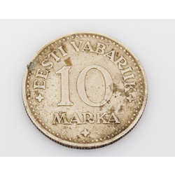 10 Igaunijas Republikas marku monēta 1925