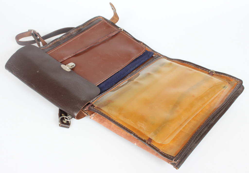 Кожаный планшет-сумка советского офицера СССР