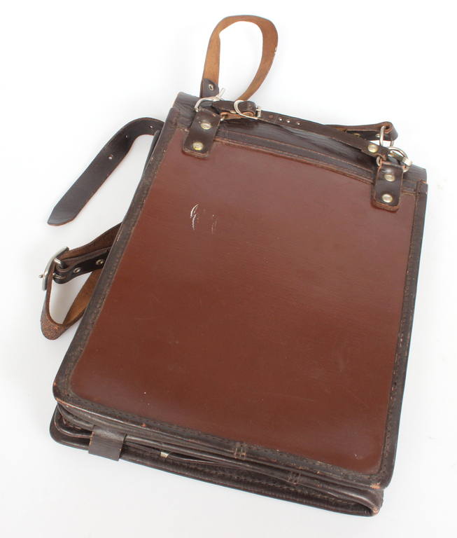 Leather tablet-bag of a Soviet officer of the USSR