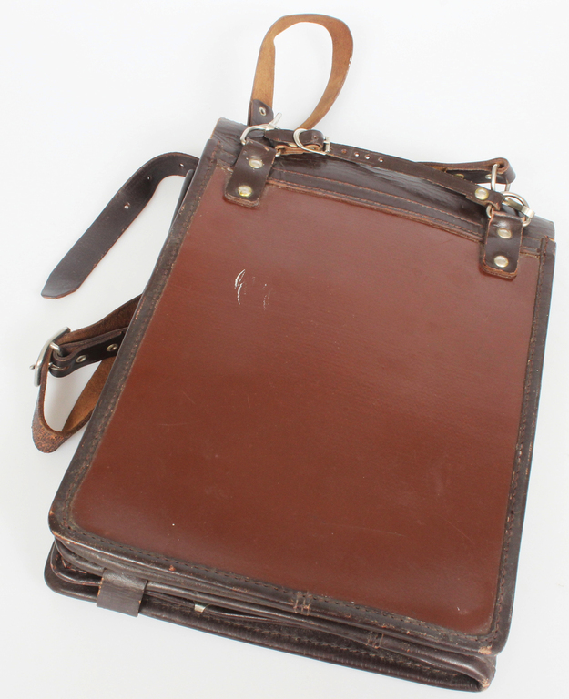 Leather tablet-bag of a Soviet officer of the USSR
