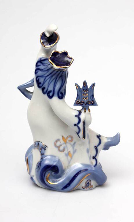 Porcelain figure Sea King Neptune