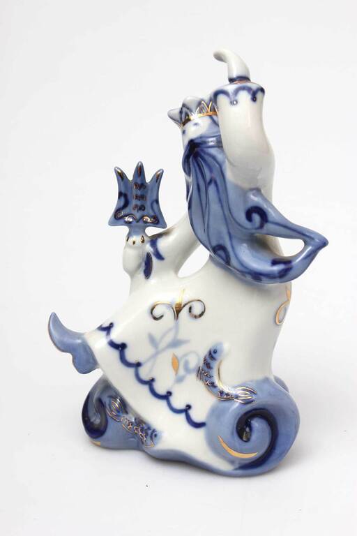Porcelāna figūra Jūras cars Neptūns