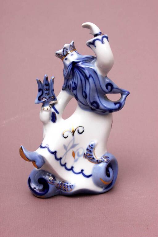 Porcelain figure Sea King Neptune