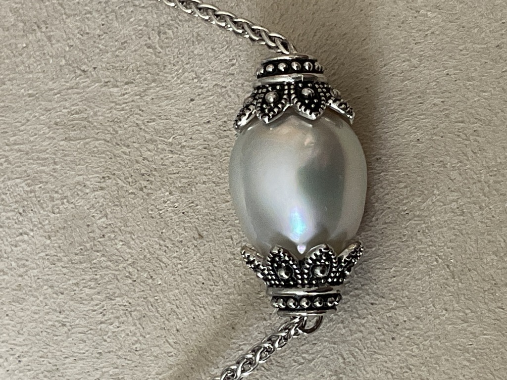 BELPEARL Okeānijas sudraba kaklarota Dienvidjūras pērles
