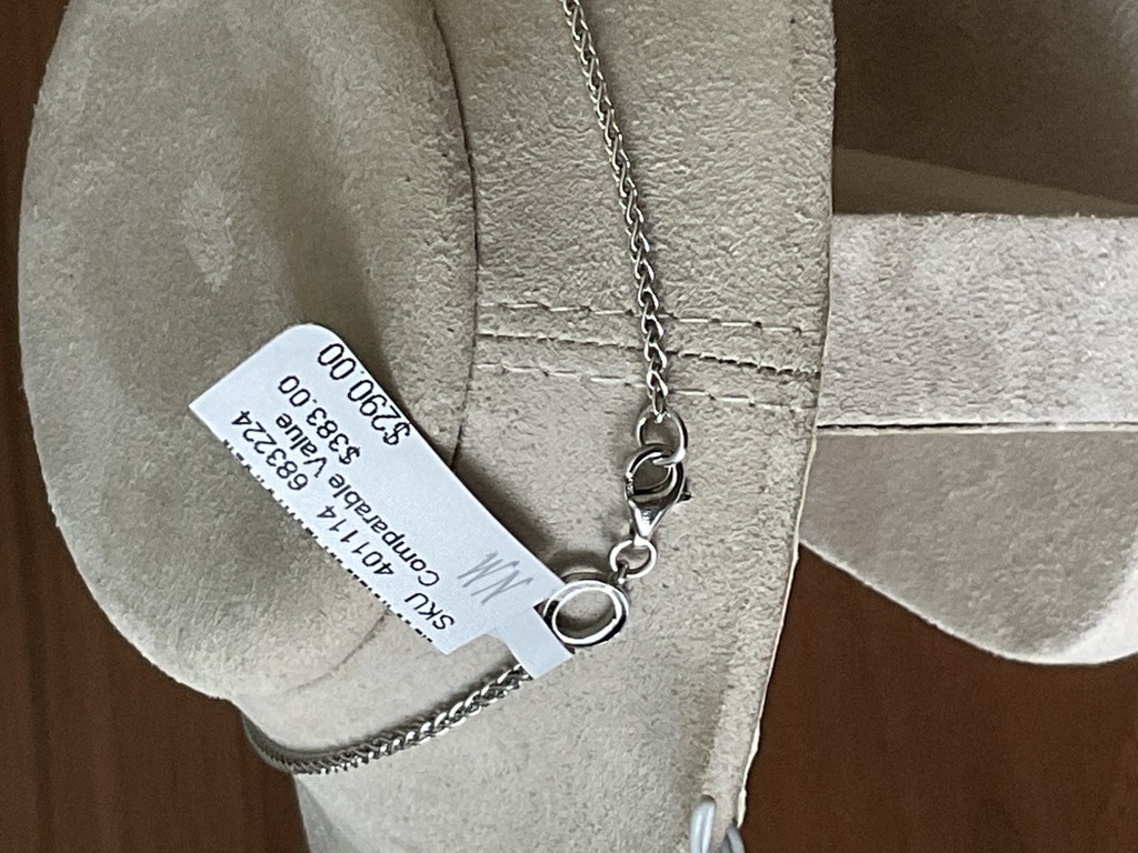 Серебряное колье-чокер BELPEARL Oceania с жемчугом южных морей