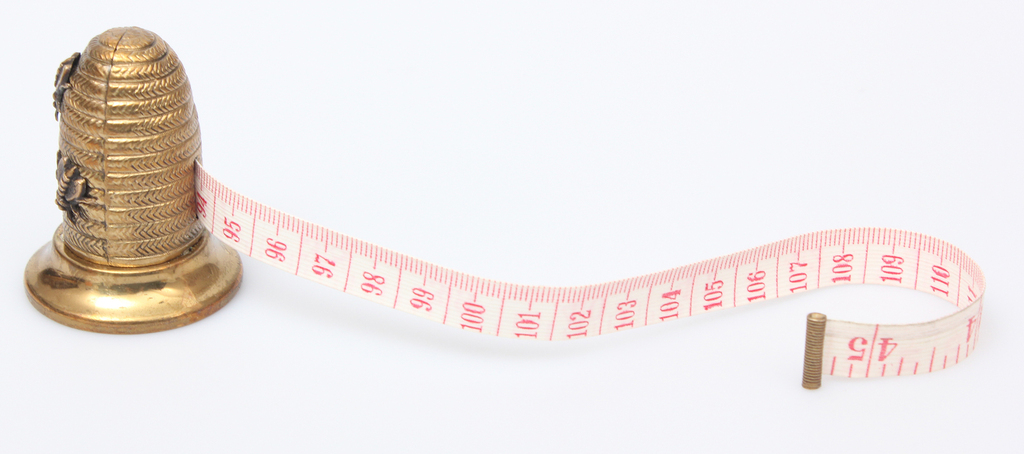 Measuring tape with holder 