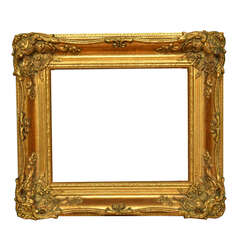 Gold painting frame