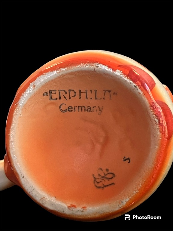 фарфоровый горшок Annele с цветами Goebel, Германия с дефектом, см. фото