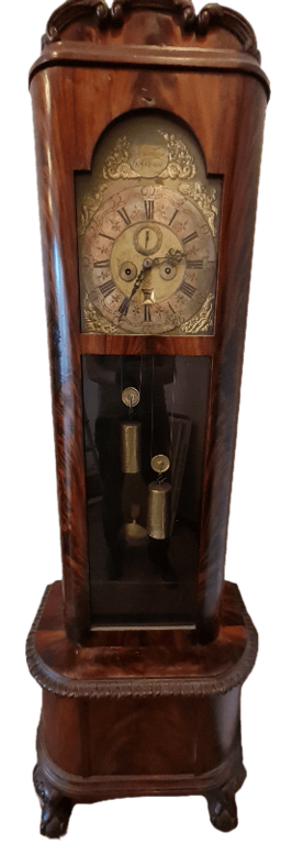 William Jourdain London floor, longcase clock