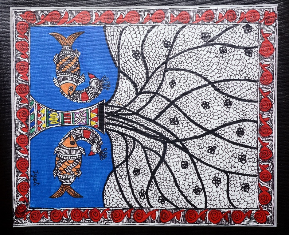Madhubani (Mithila) Glezniecība
