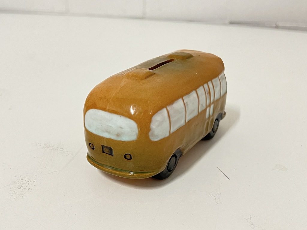 Копилка керамическая, автобус 